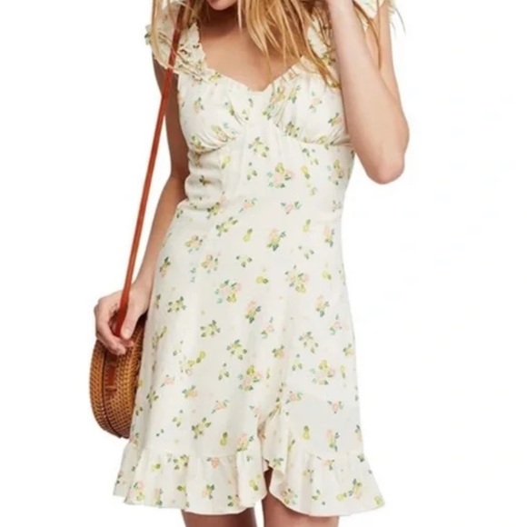 NWT Free People Like a Lady Mini Dress Size L - Picture 3 of 9